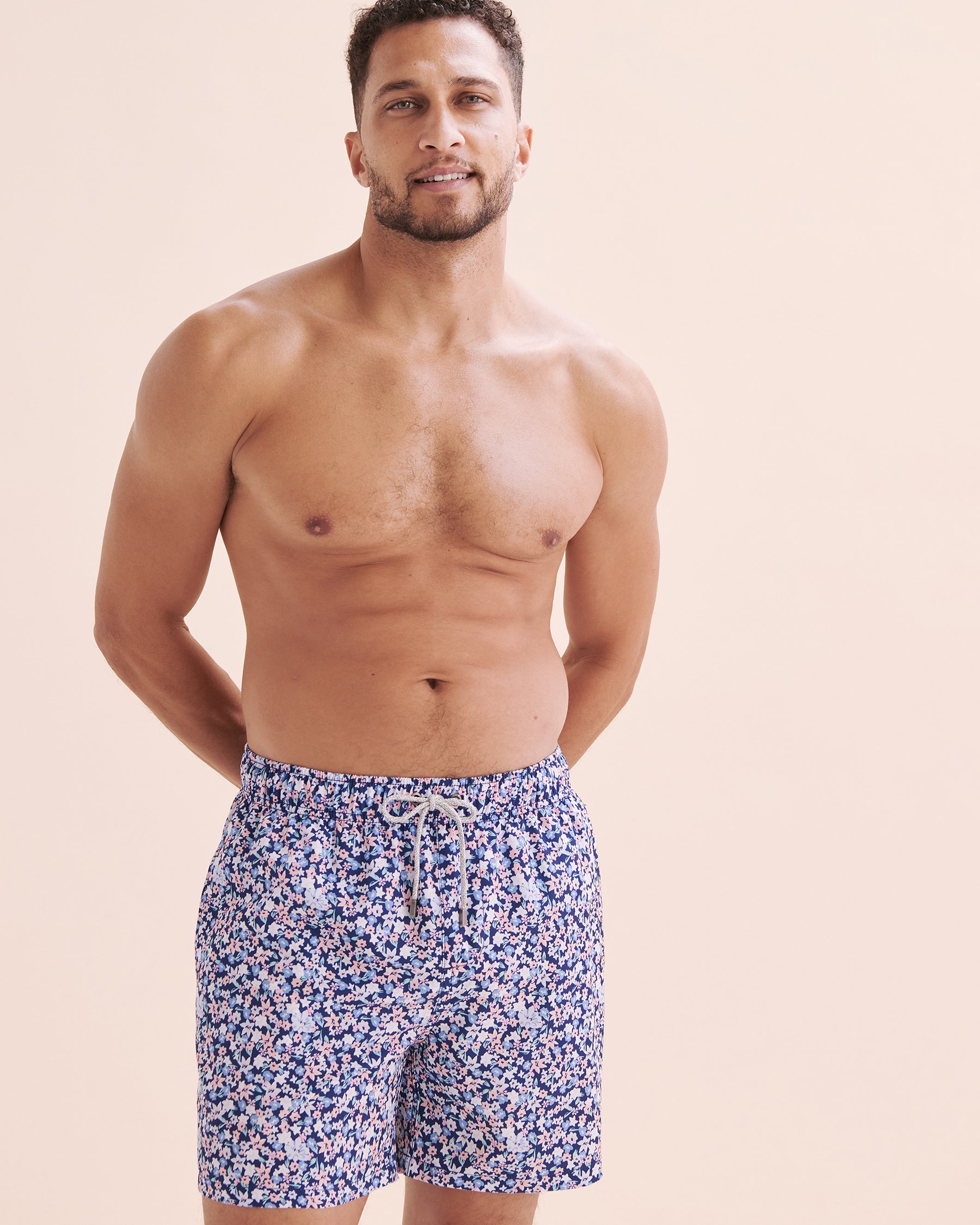 VINTAGE SUMMER Maillot volley Bleu marin V70816 - Voir4