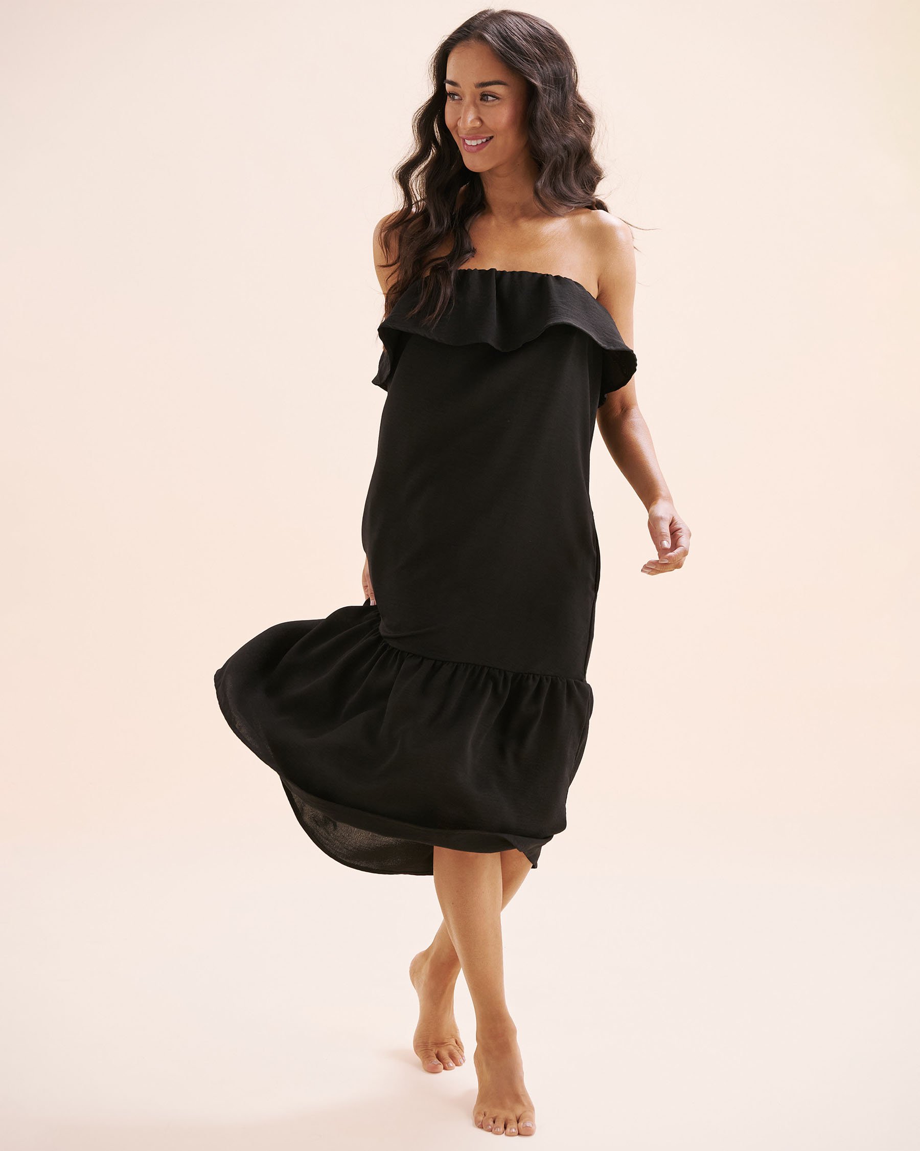 COVER ME Melrose Bay Midi Dress Black 26022555 - View4