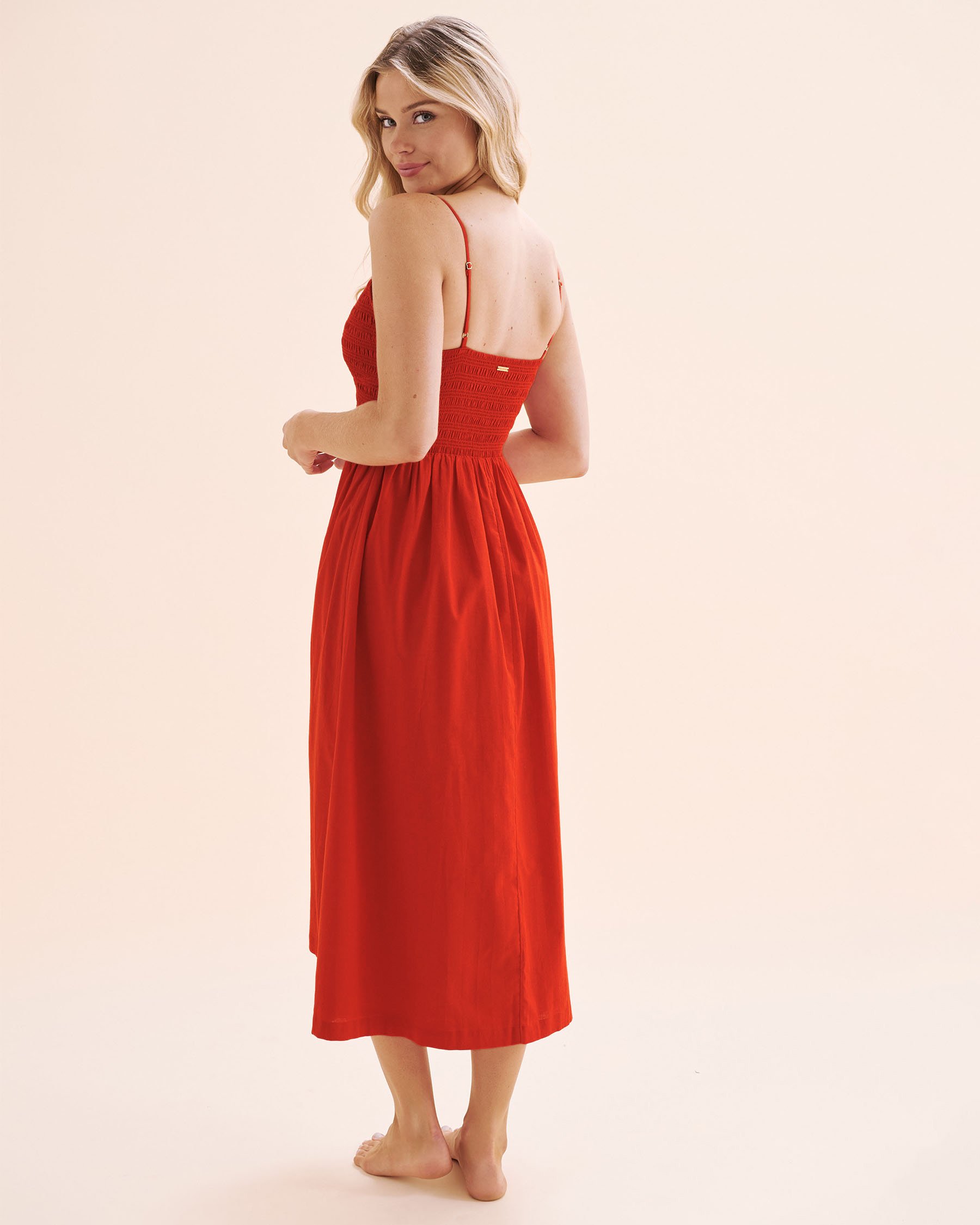 BILLABONG Such a Trip Dress Vibrant Red 24B131522 - View2