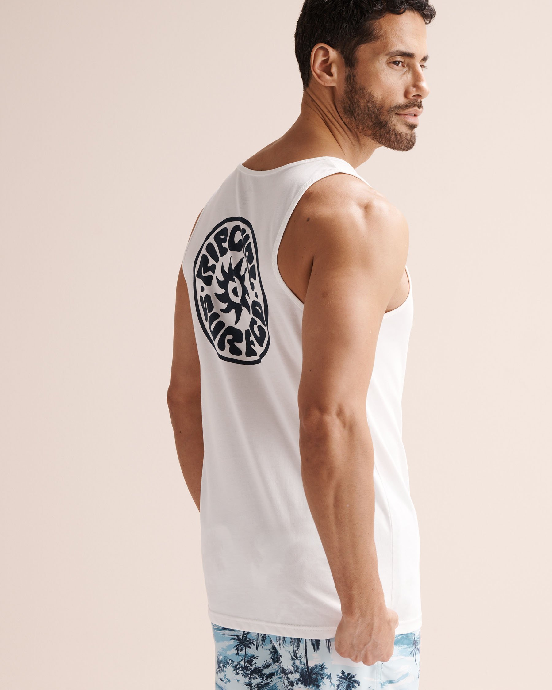 RIP CURL Pacific Rinse Tank Top White 0Y5MTE - View2