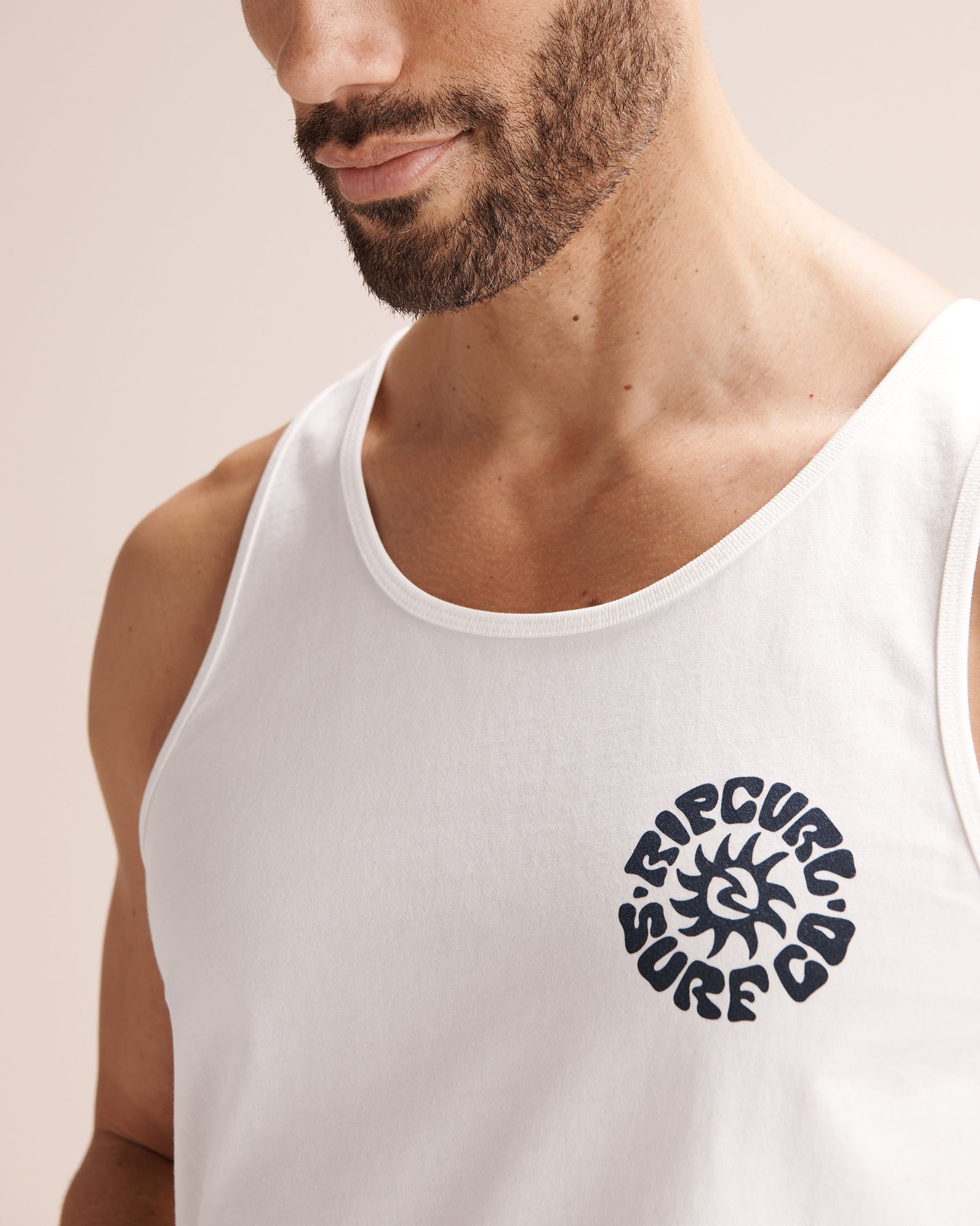 RIP CURL Pacific Rinse Tank Top White 0Y5MTE - View3