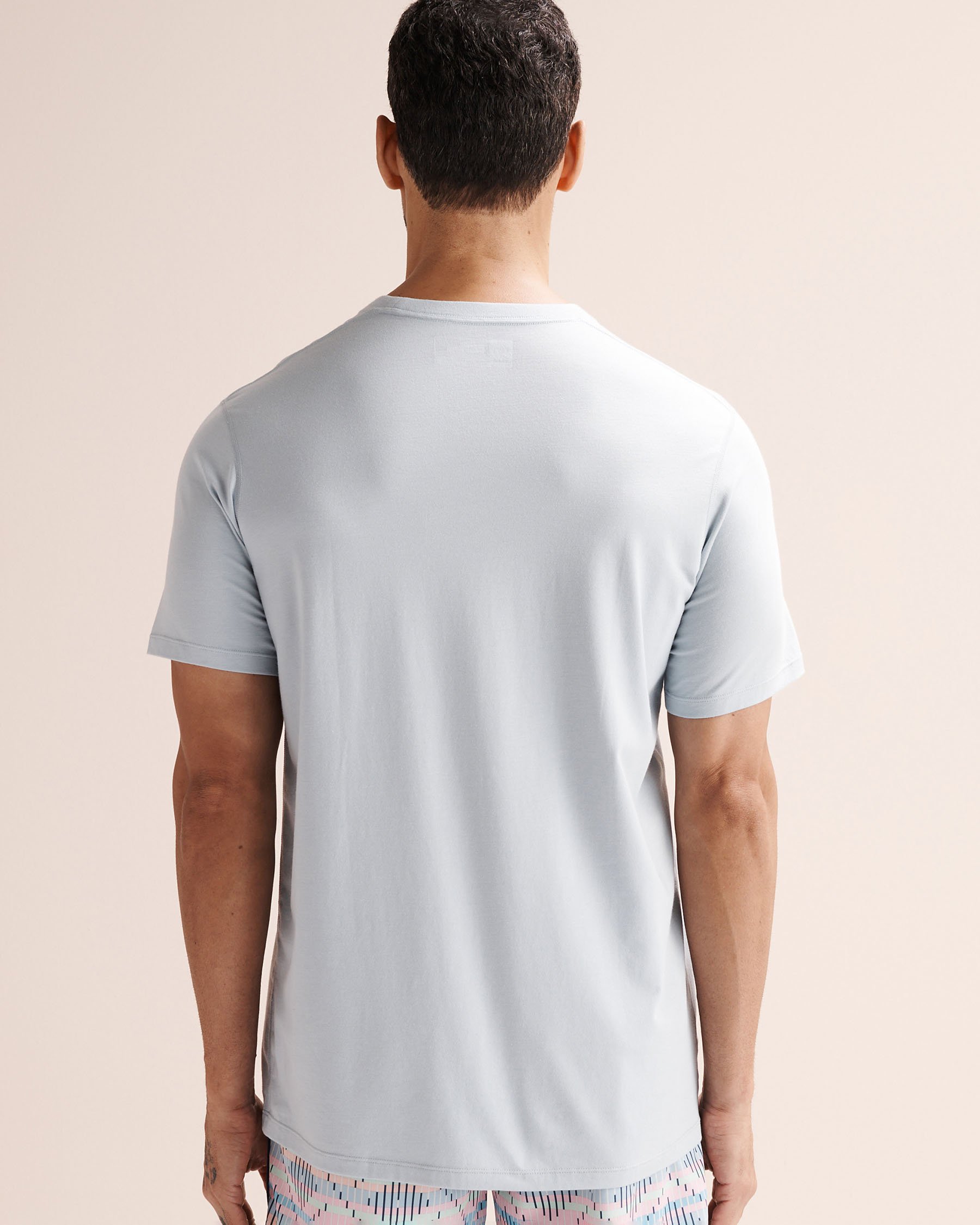 SAXX Cooling Cotton Tee Blue SXTS82 - View3