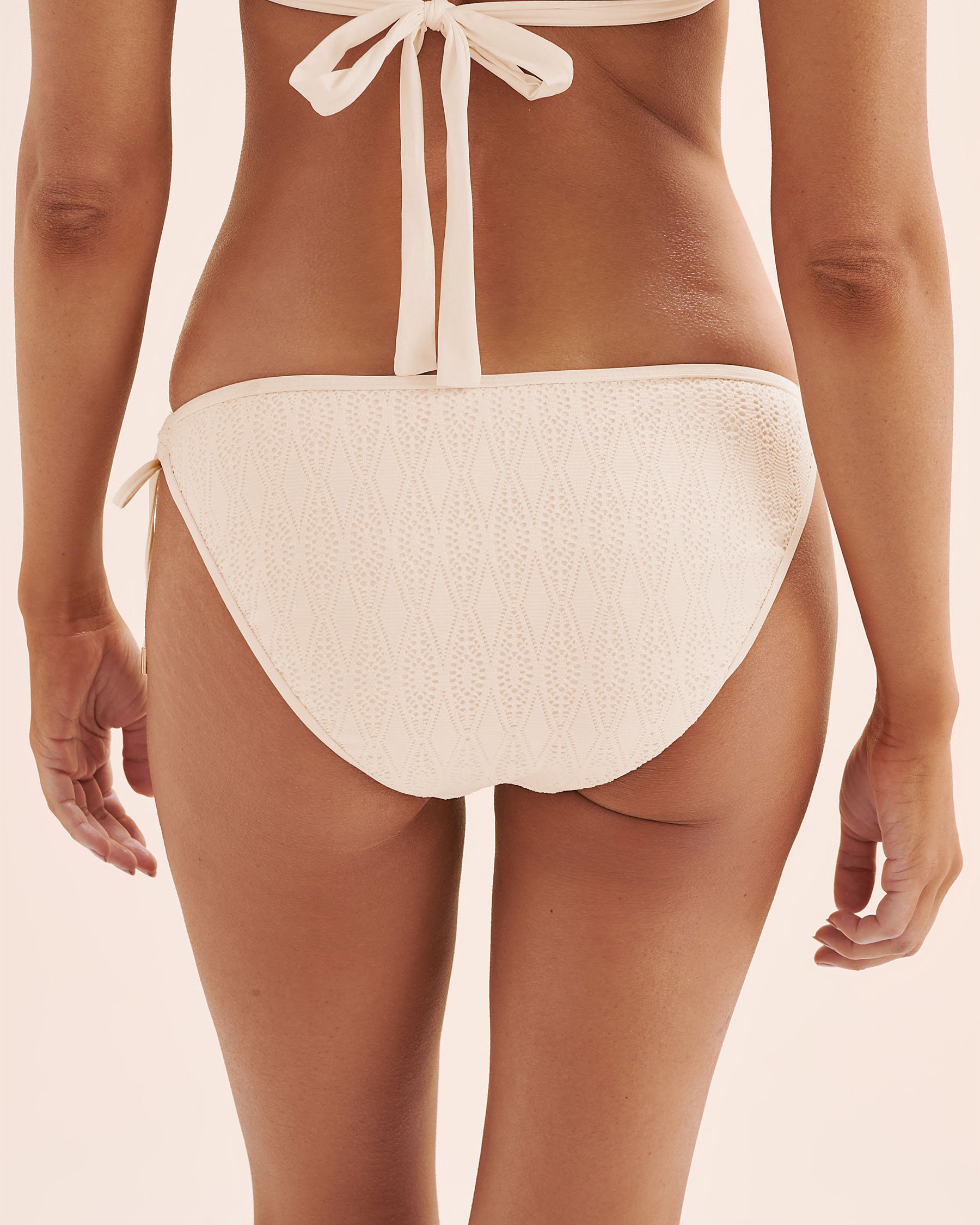 BLEU ROD BEATTIE Bas de bikini en crochet à liens latéraux Sunkissed Blanc RBSC26577 - View2