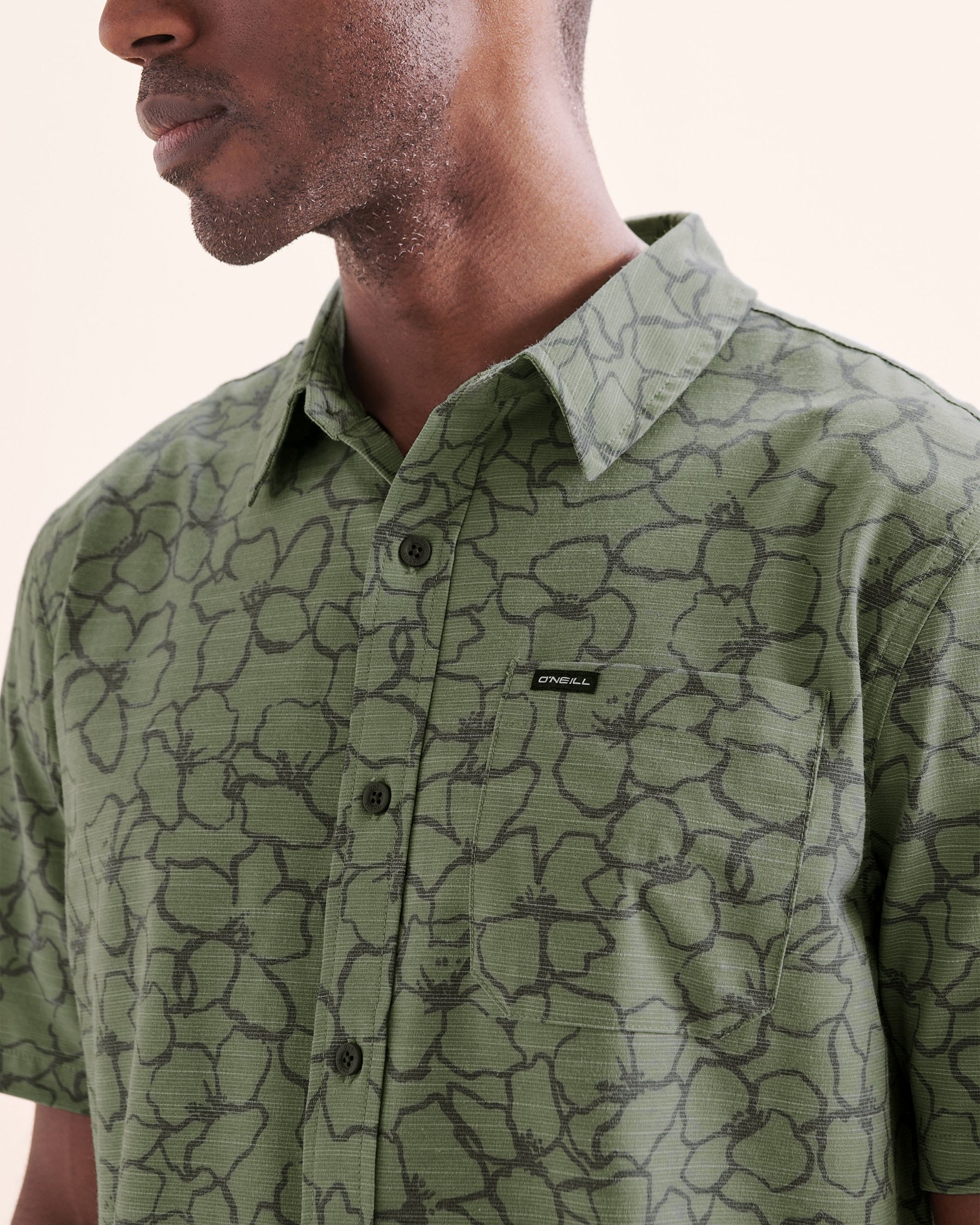 O'NEILL UPF Slub Relaxed Shirt Dark Green SP2610412 - View3