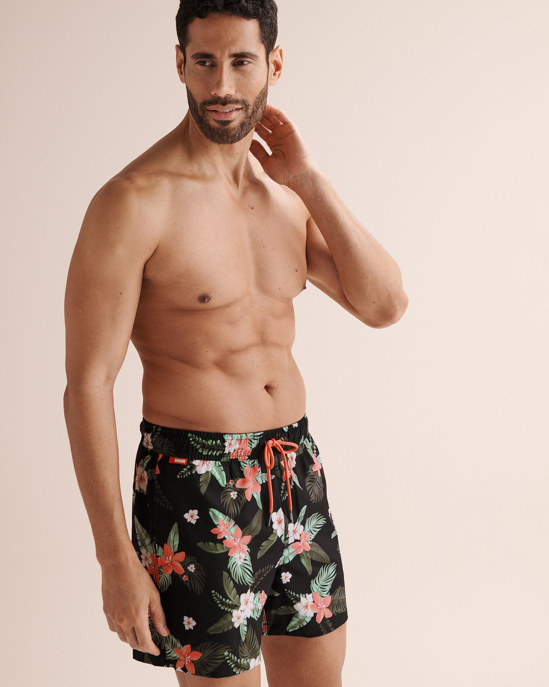 HAMABE Maillot volley avec doublure de compression Noir 03100070 - Voir7