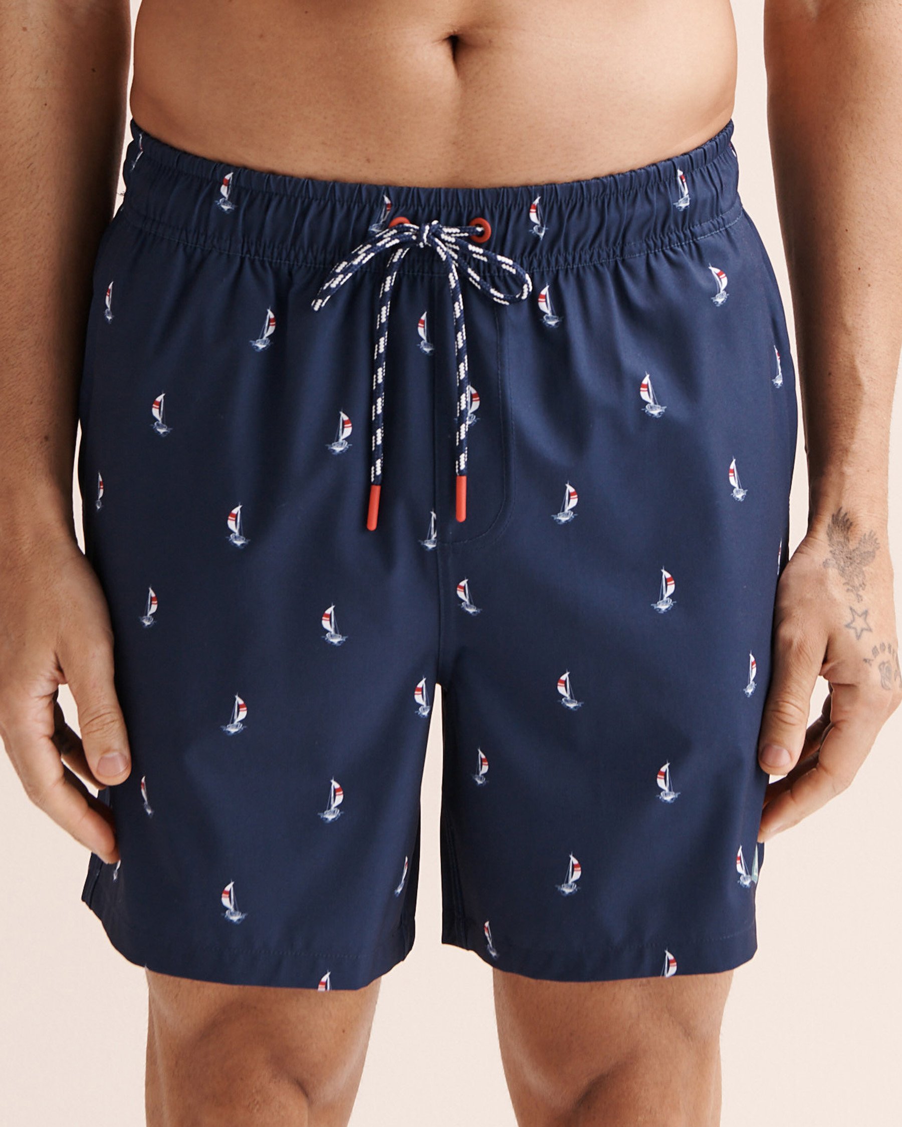 SHORELINE SEVEN Long Liner Volley Swimsuit Blue 03100073 - View1