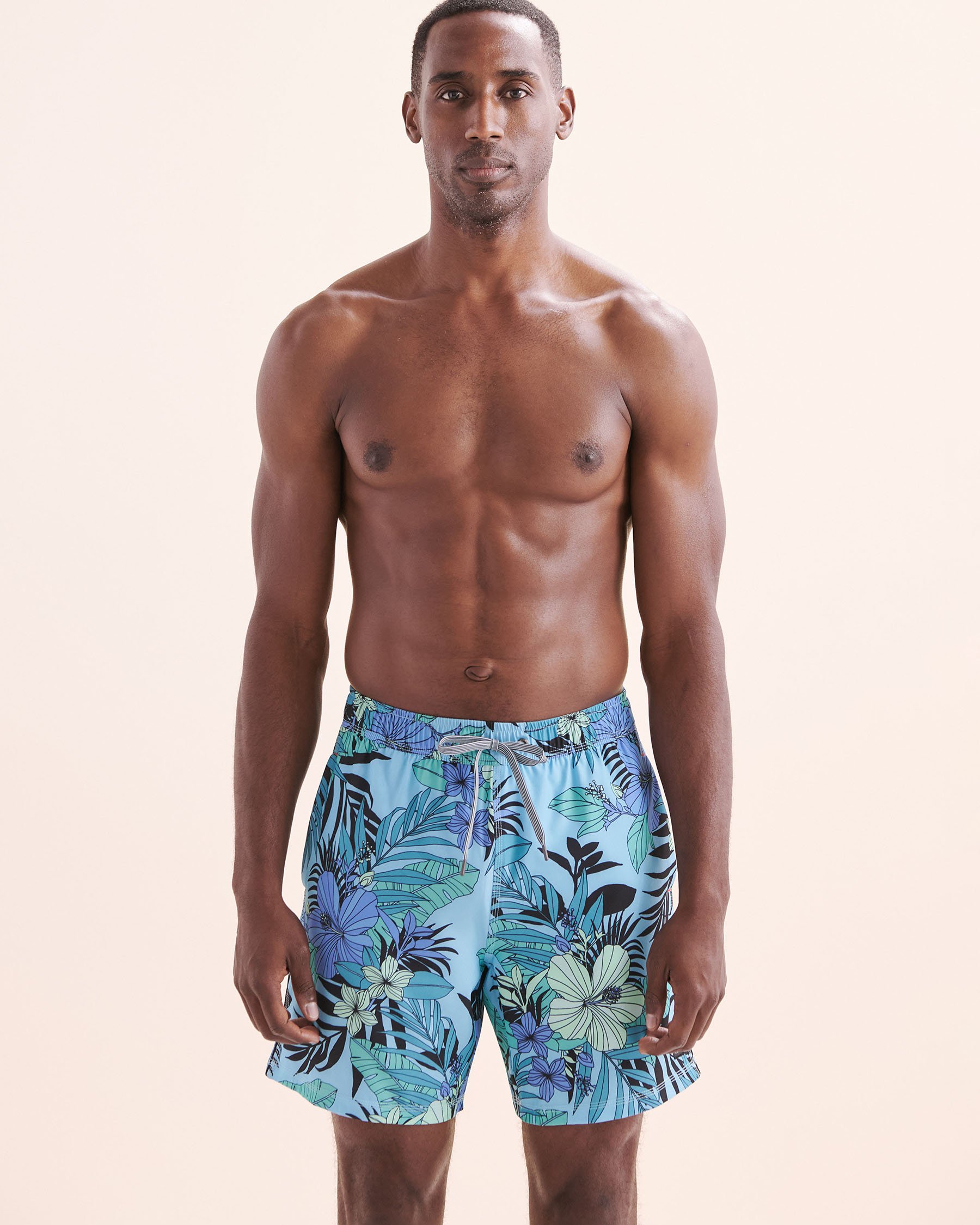 SAXX Oh Buoy 2N1 Stretch 7" Volley Swimsuit With Brief Liner Blue 26S05R7 - View6