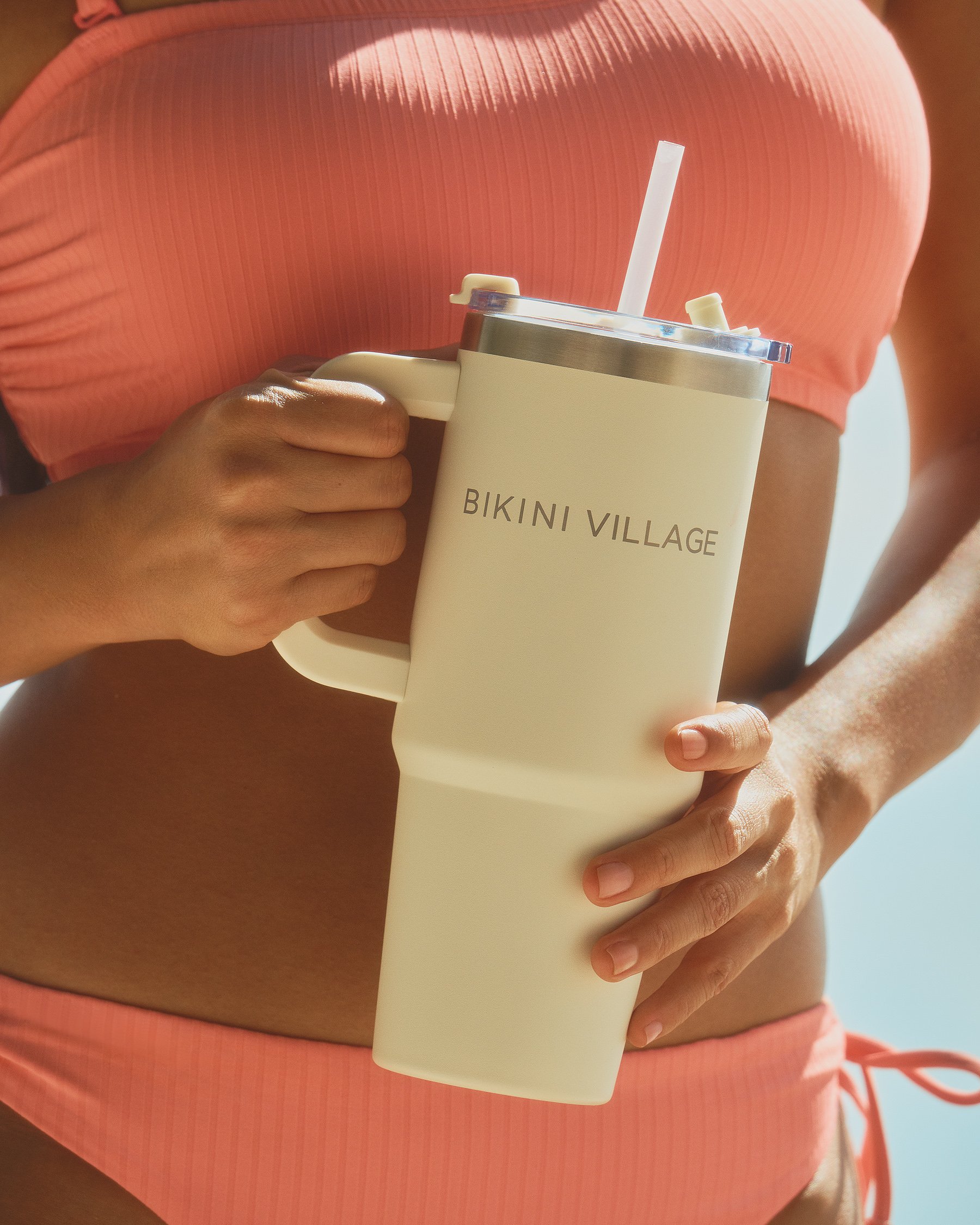 MY BIKINI STORY Stainless Steel Tumbler White  Cream 09200012 - View2