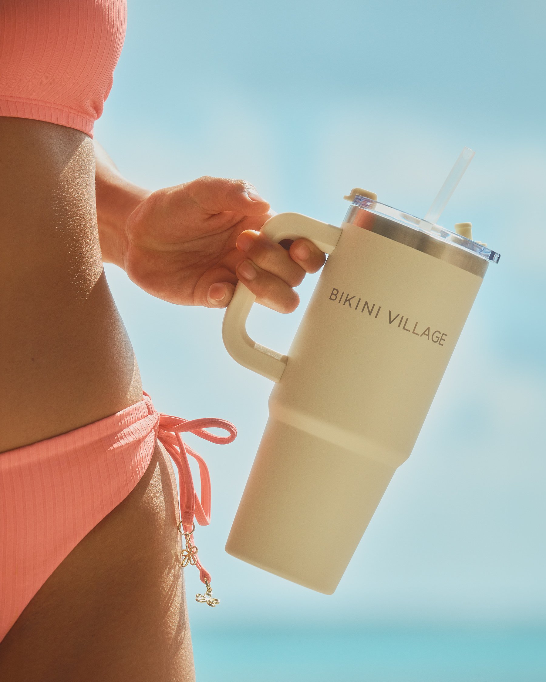 MY BIKINI STORY Stainless Steel Tumbler White  Cream 09200012 - View3