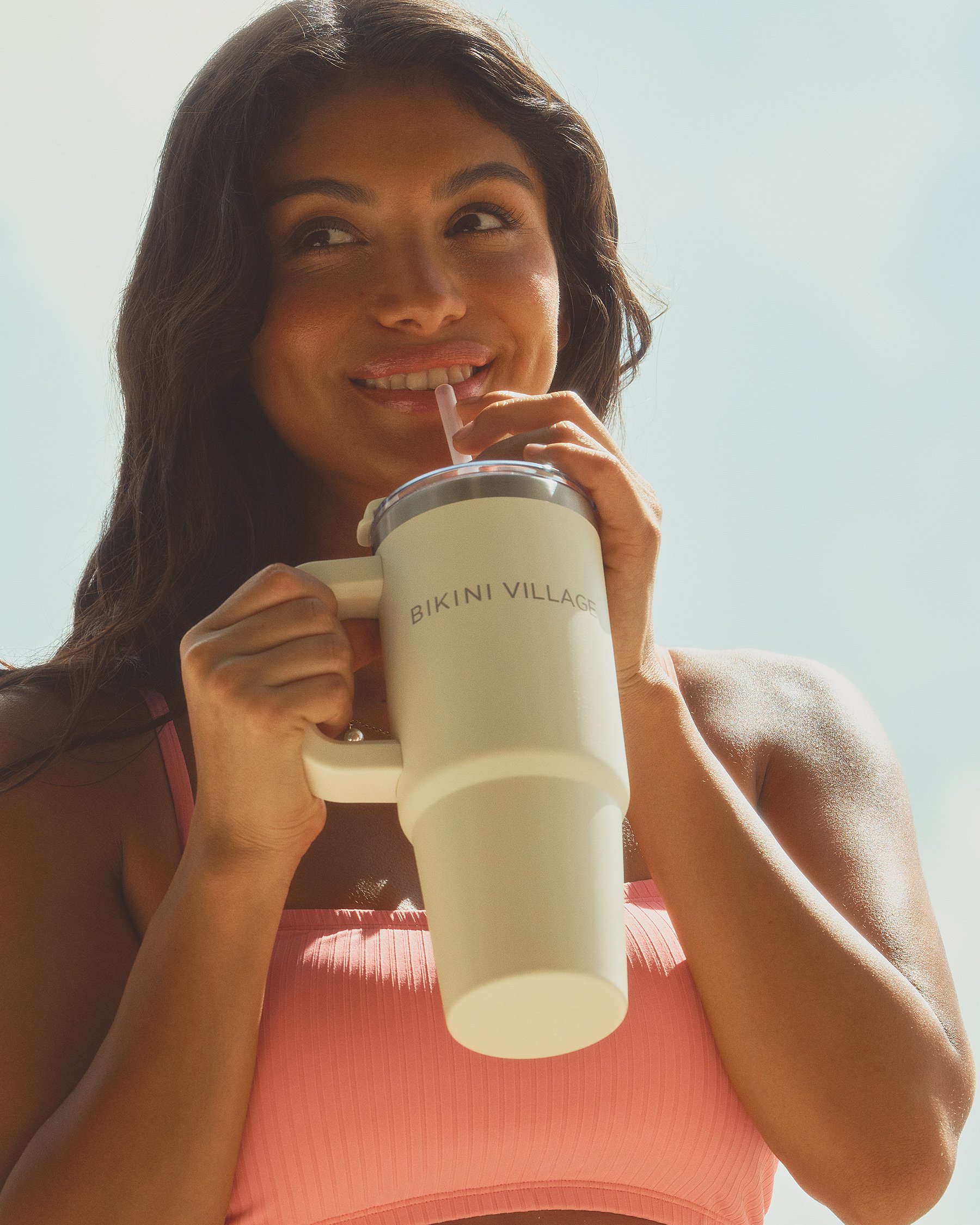 MY BIKINI STORY Stainless Steel Tumbler White  Cream 09200012 - View1