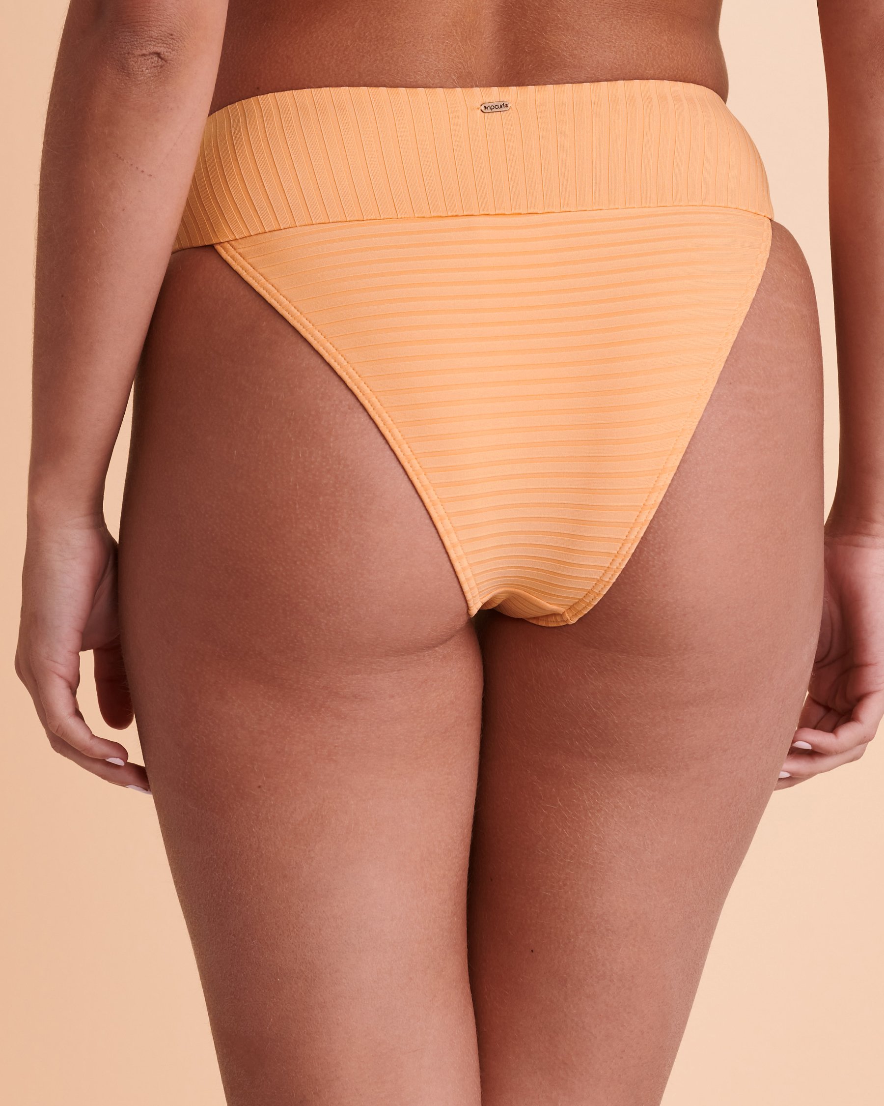 RIP CURL PREMIUM SURF High Waist Cheeky Bikini Bottom Orange GSIRX9 - View3