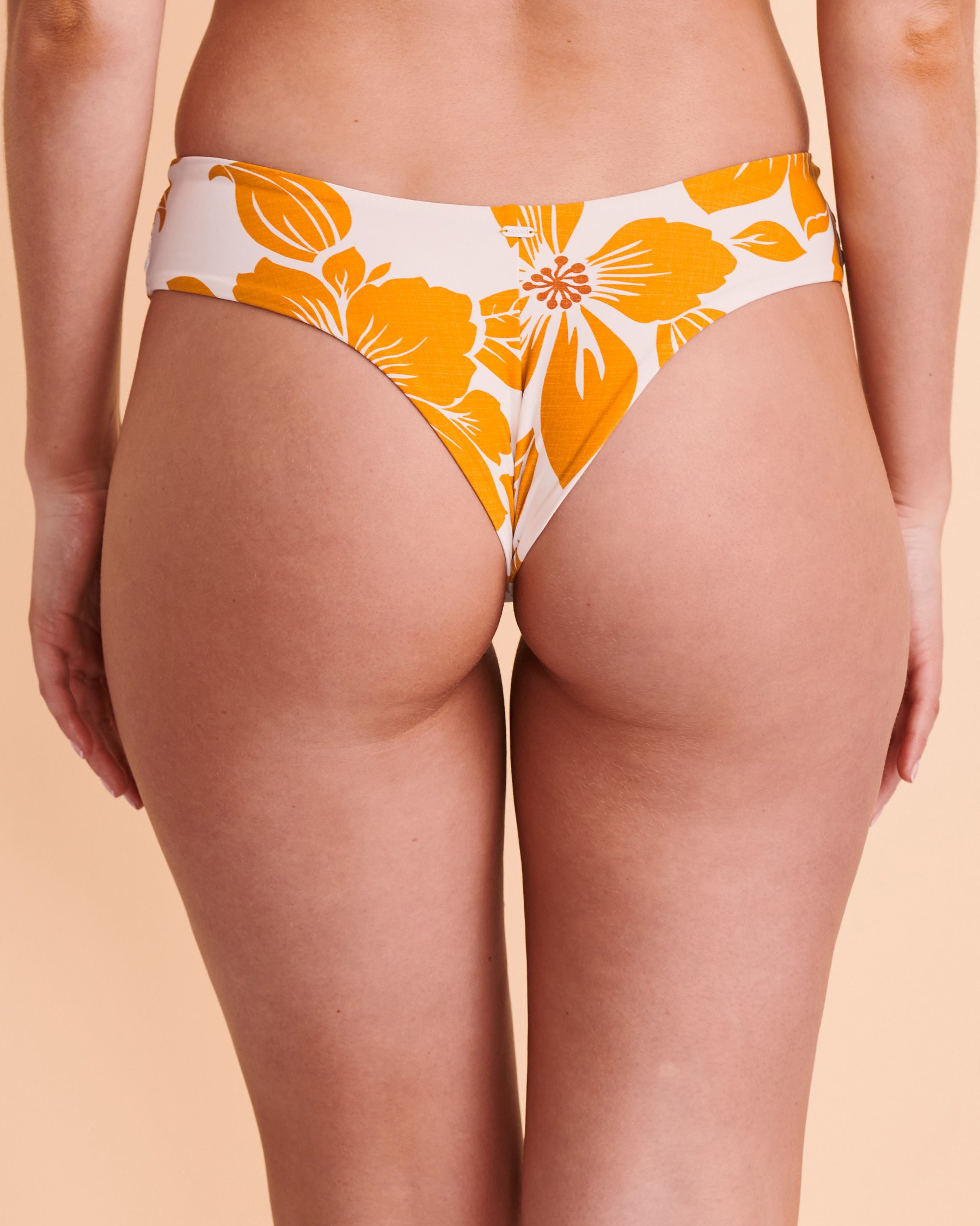 RIP CURL AZALEA High Leg Bikini Bottom Yellow floral GSIBS9 - View3