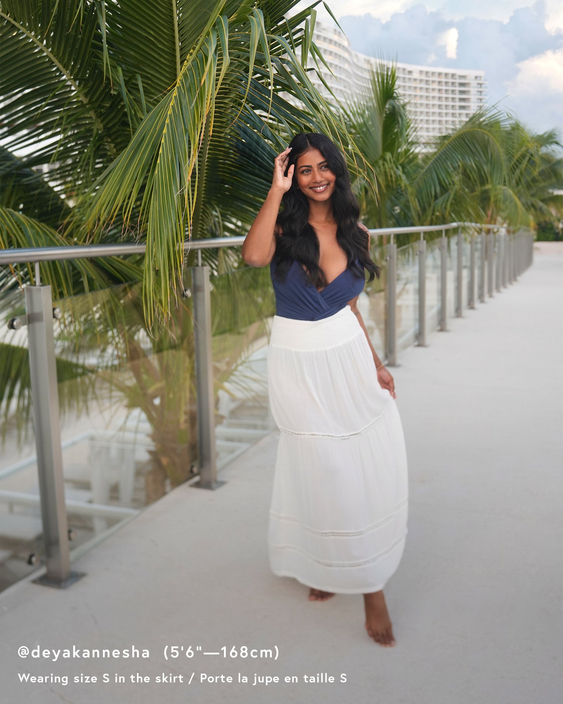 OFF THE BEACH Maxi Skirt White 02200092 - View1