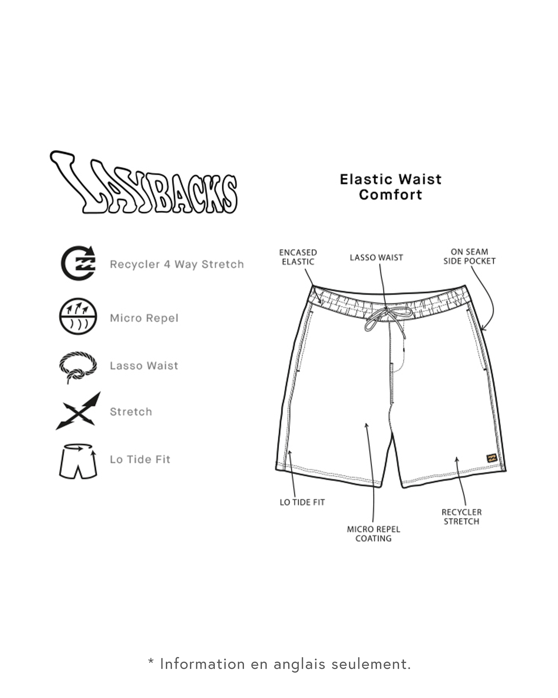 BILLABONG Good Times Layback Volley Swimsuit Pink 24A250400 - View6