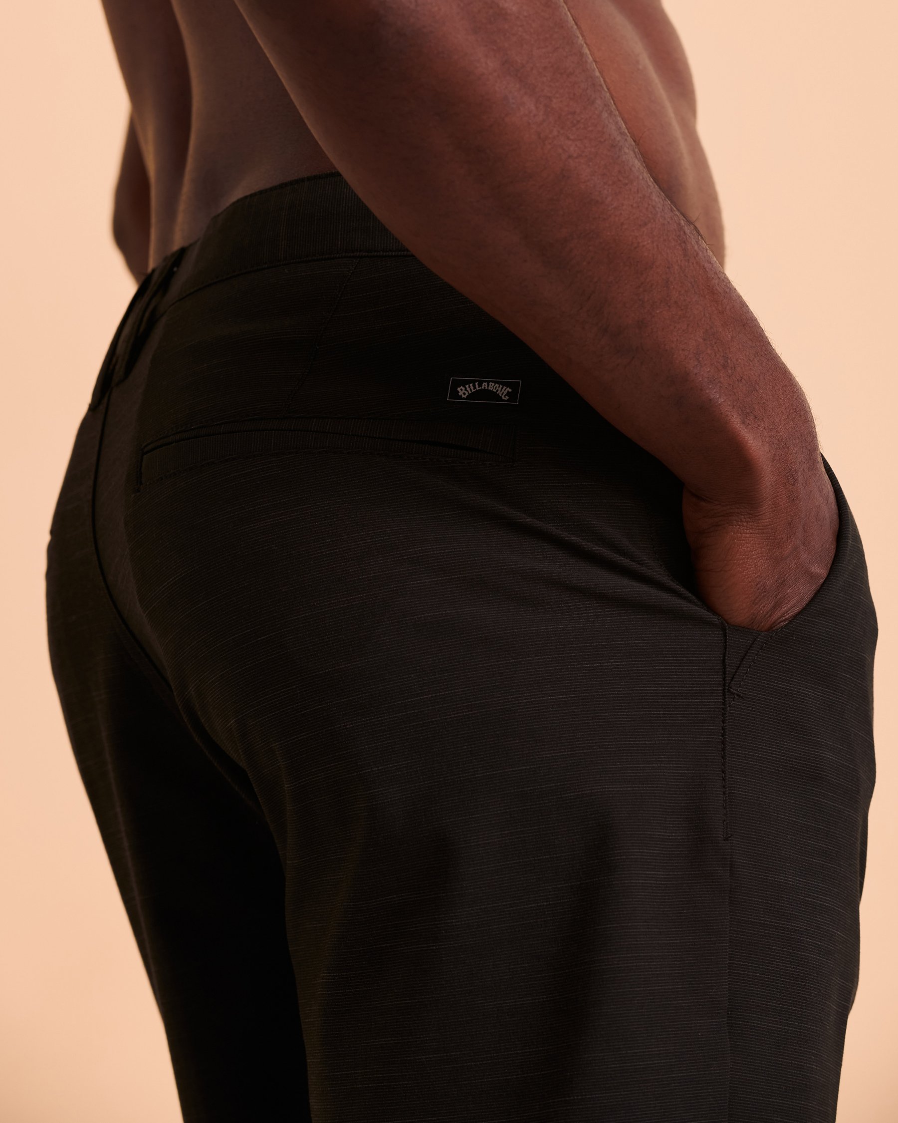 BILLABONG CROSSFIRE SLUB Hybrid Short Black ABYWS00111 - View3