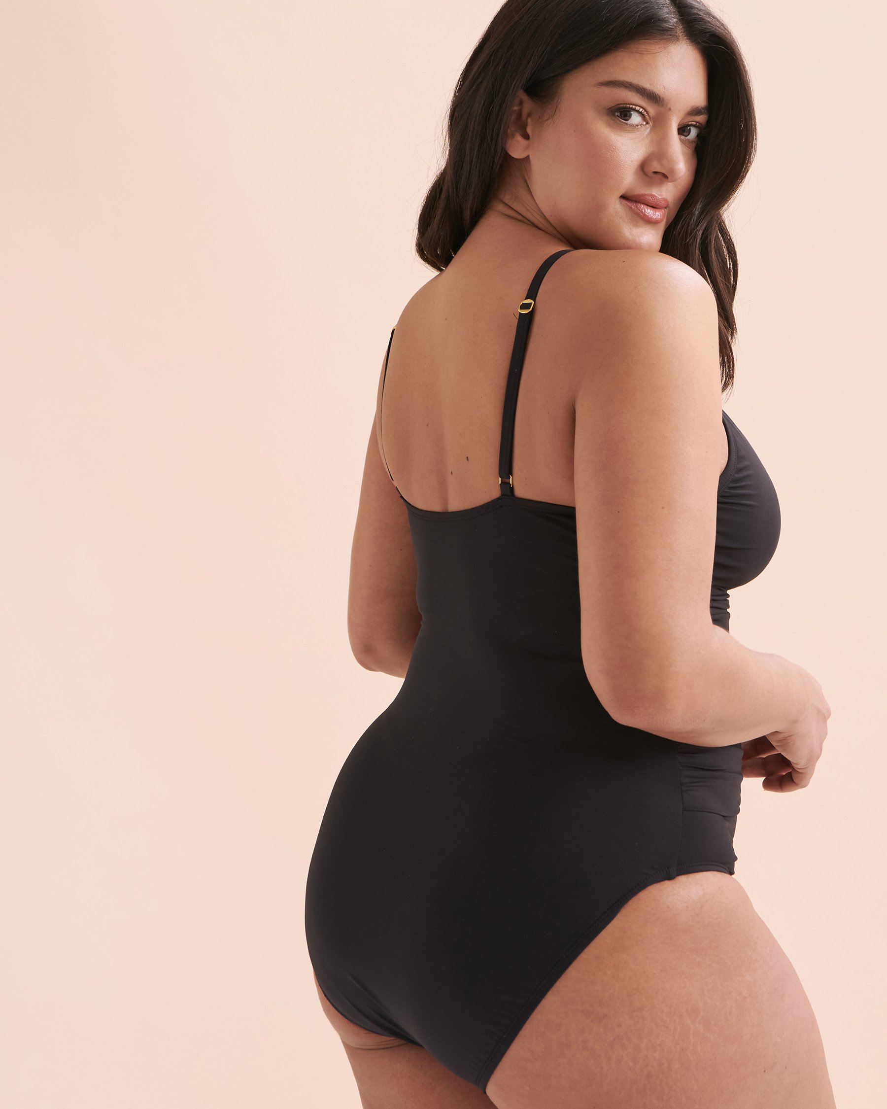 BLEU ROD BEATTIE Get The Look High Neck One-piece Swimsuit Black RBGL24215 - View2