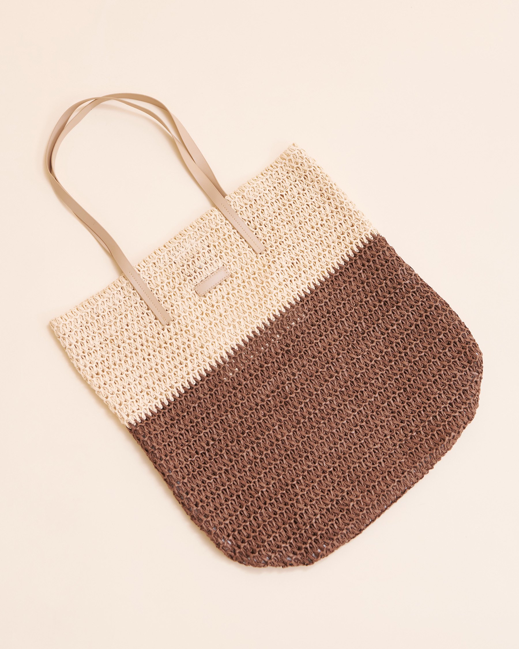 TROPIK Two Tone Beach Bag Light/Dark NB3-49 - View3