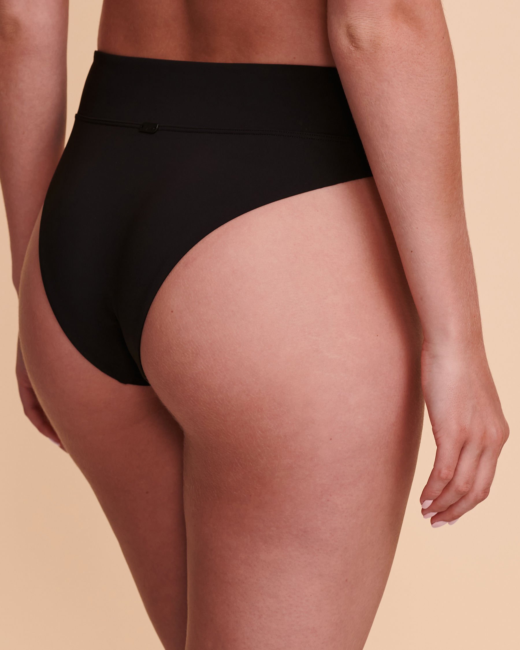 TROPIK High Leg Bikini Bottom Black 500-745-0-0 - View2