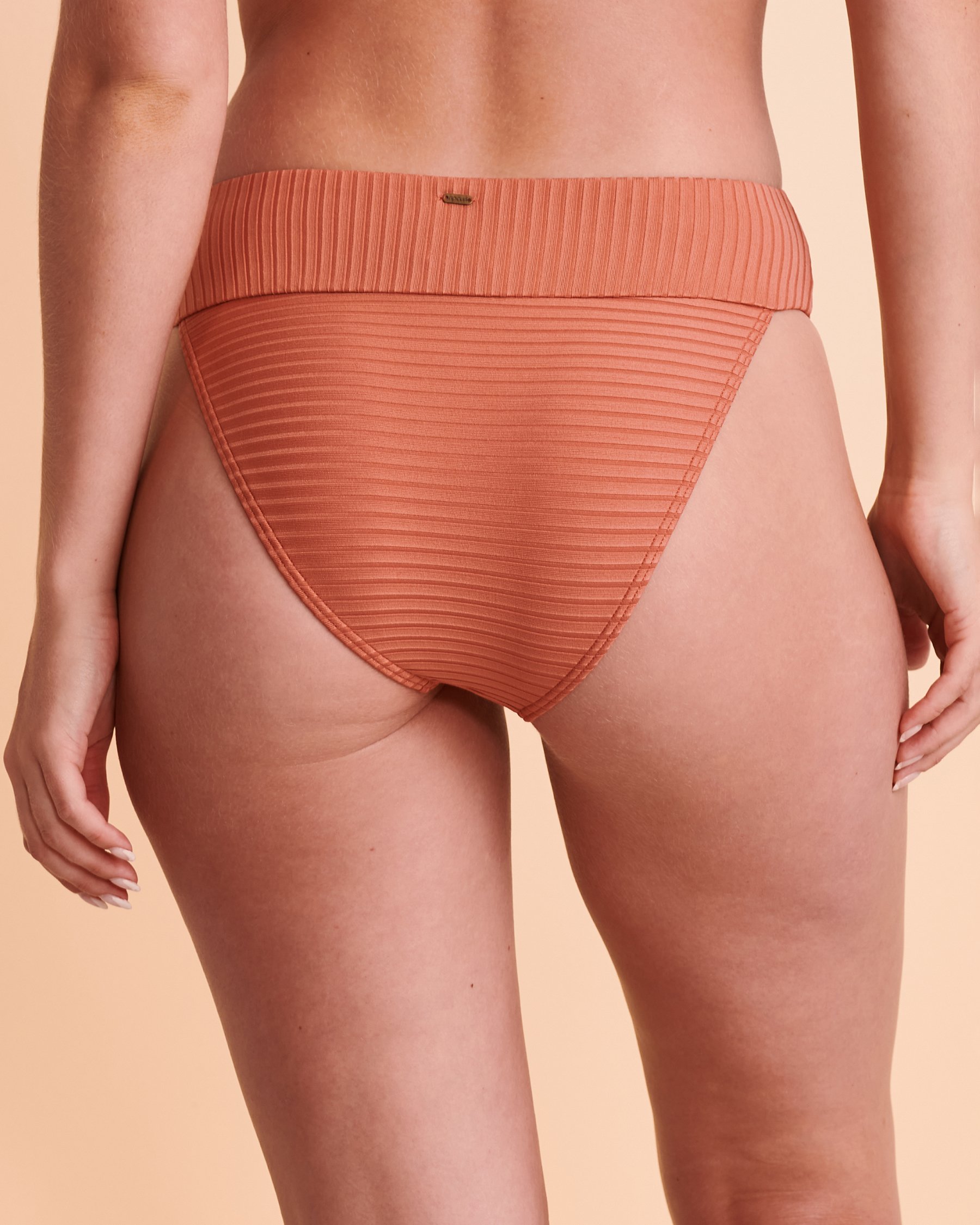 RIP CURL Bas de bikini cheeky taille haute PREMIUM SURF Orange brulé GSIRX9 - View2