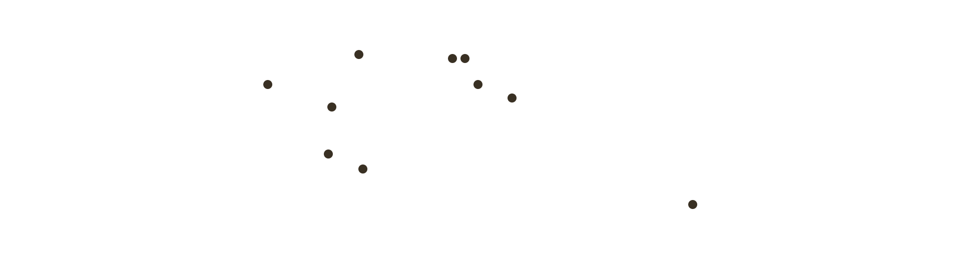 Bikini Village Brands map