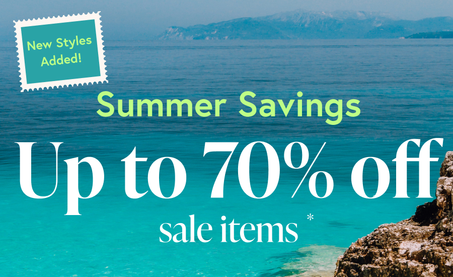 Up to 70% off Sale items