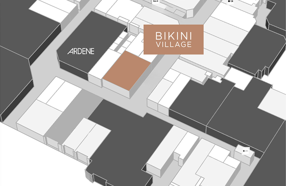 Carte des Galeries Saint-Hyacinthe - où trouver la boutique Bikini Village