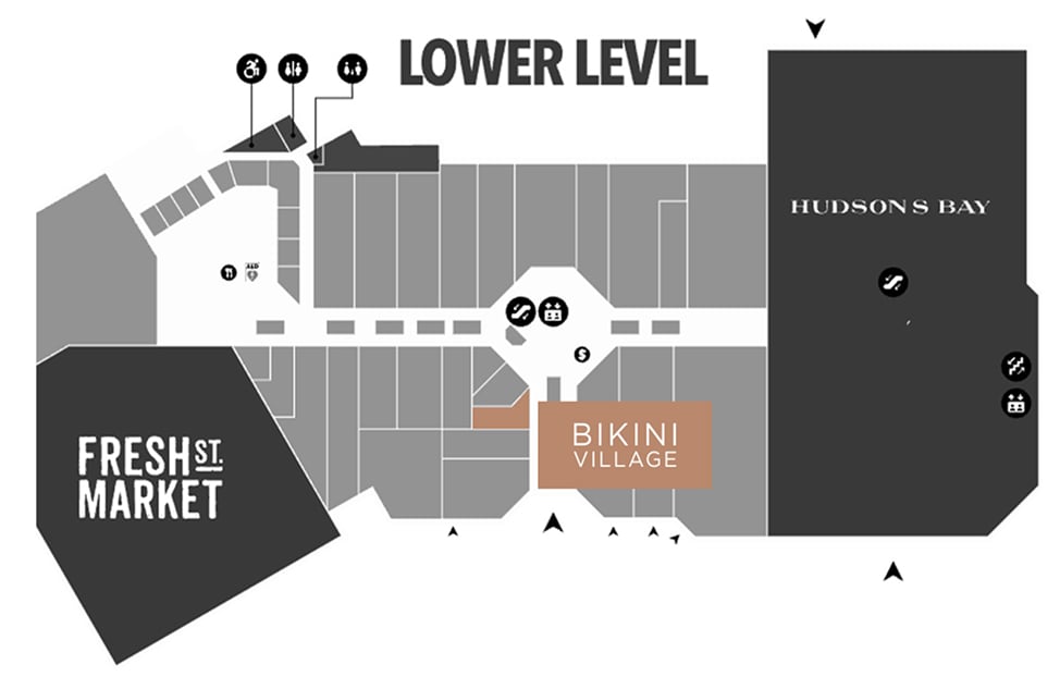 Map of Aberdeen Mall - Where to find Bikini Village