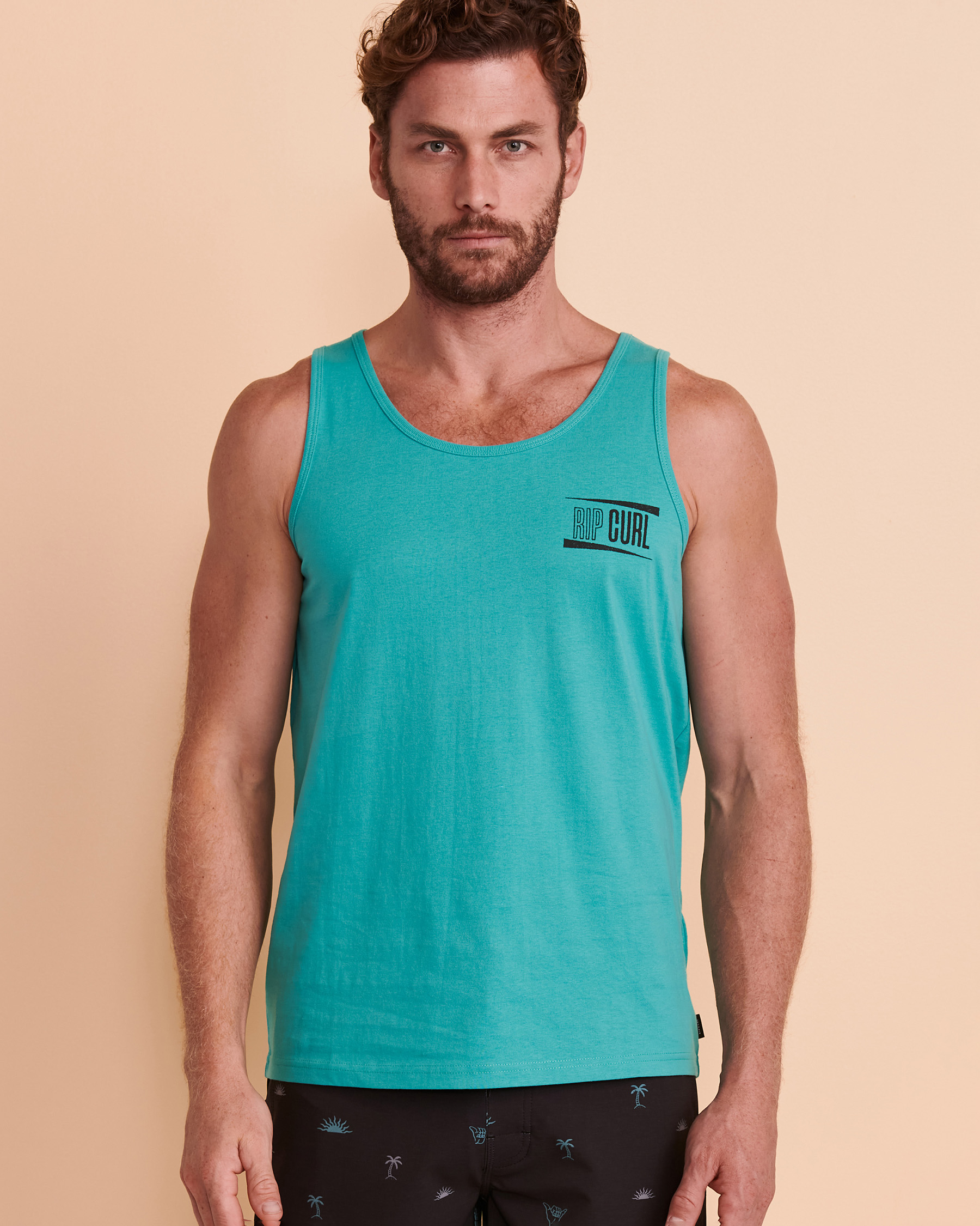 RIP CURL WEDGE Tank Top Bright teal CTEX47 - View1