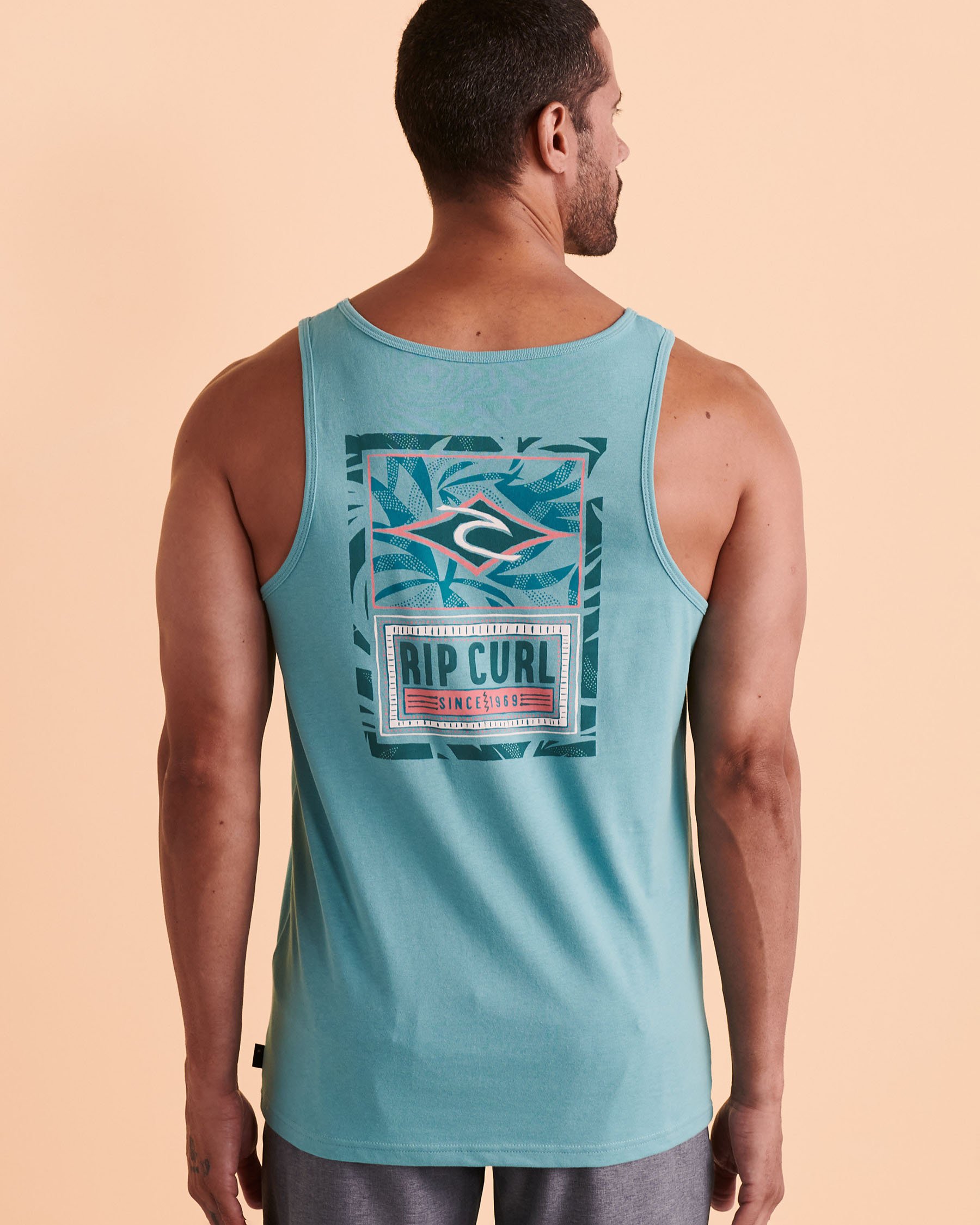 RIP CURL ORIGIN PAlMS Tank AQUA 02MMTE - View1