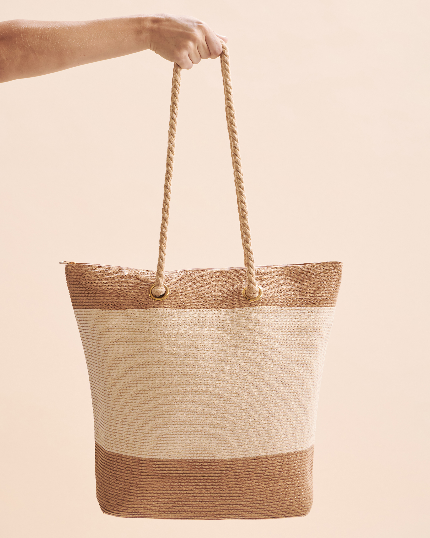 SARAJANE Beach Tote Bag Ivory 24SJ2001 - View1