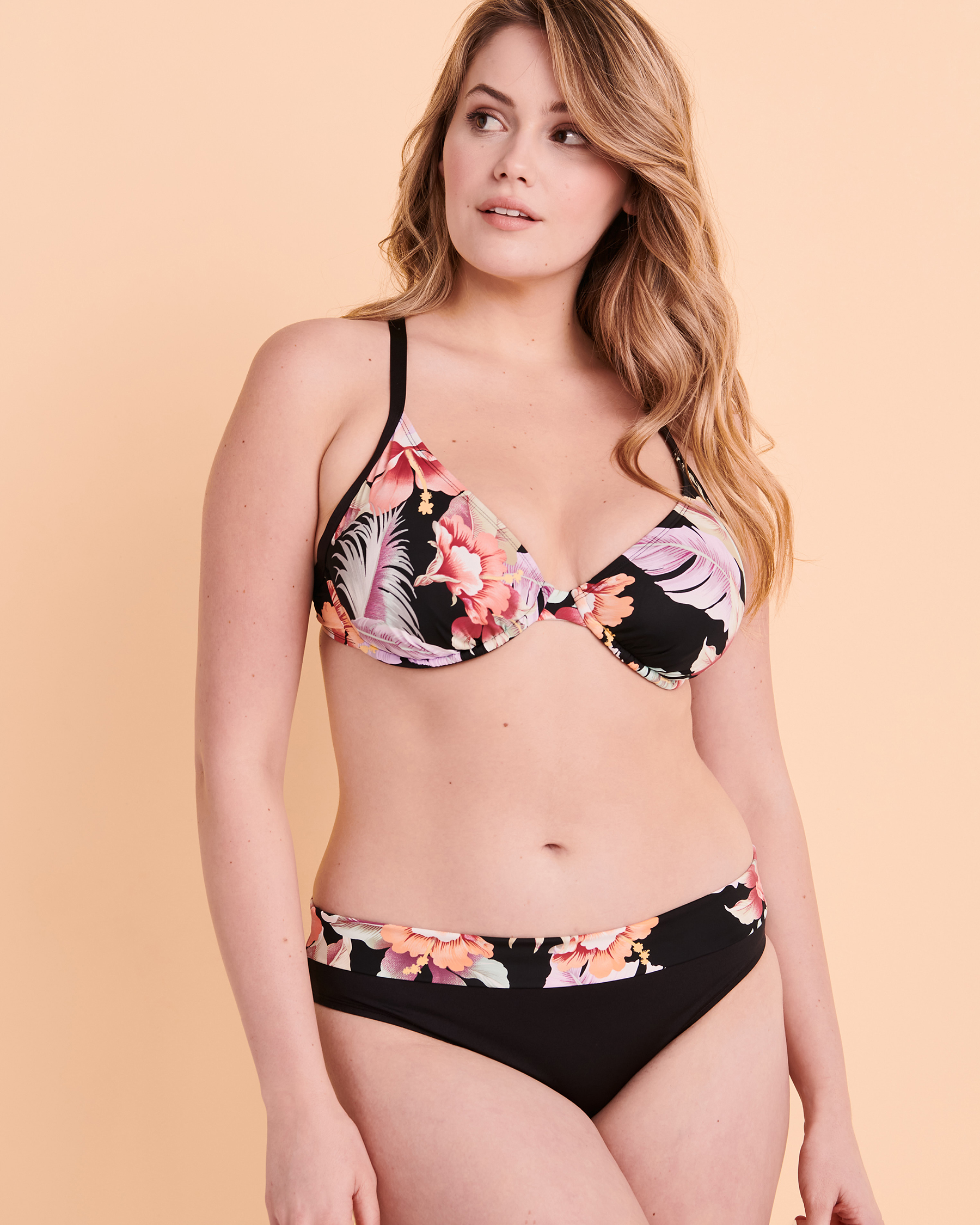 SKYE FLIRTATION Hilary D/DD/E Cup Bikini Top Floral SK73415D - View1