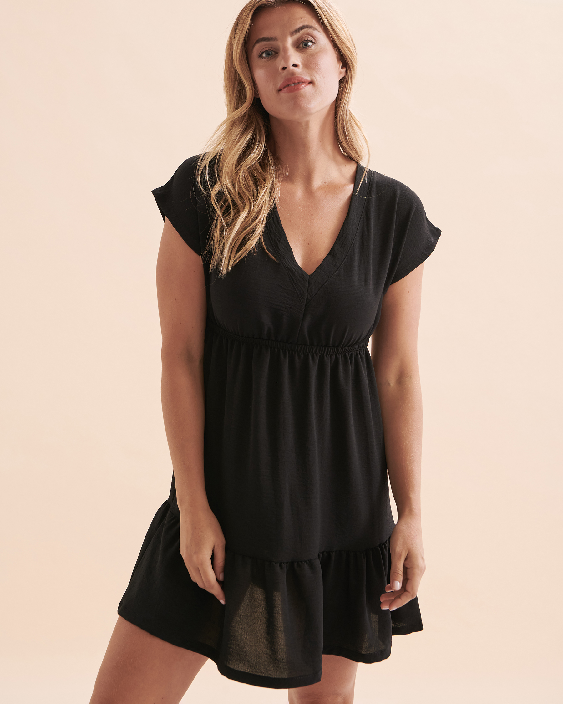 COVER ME Positano Airflow Short Dress Black 24052579 - View1