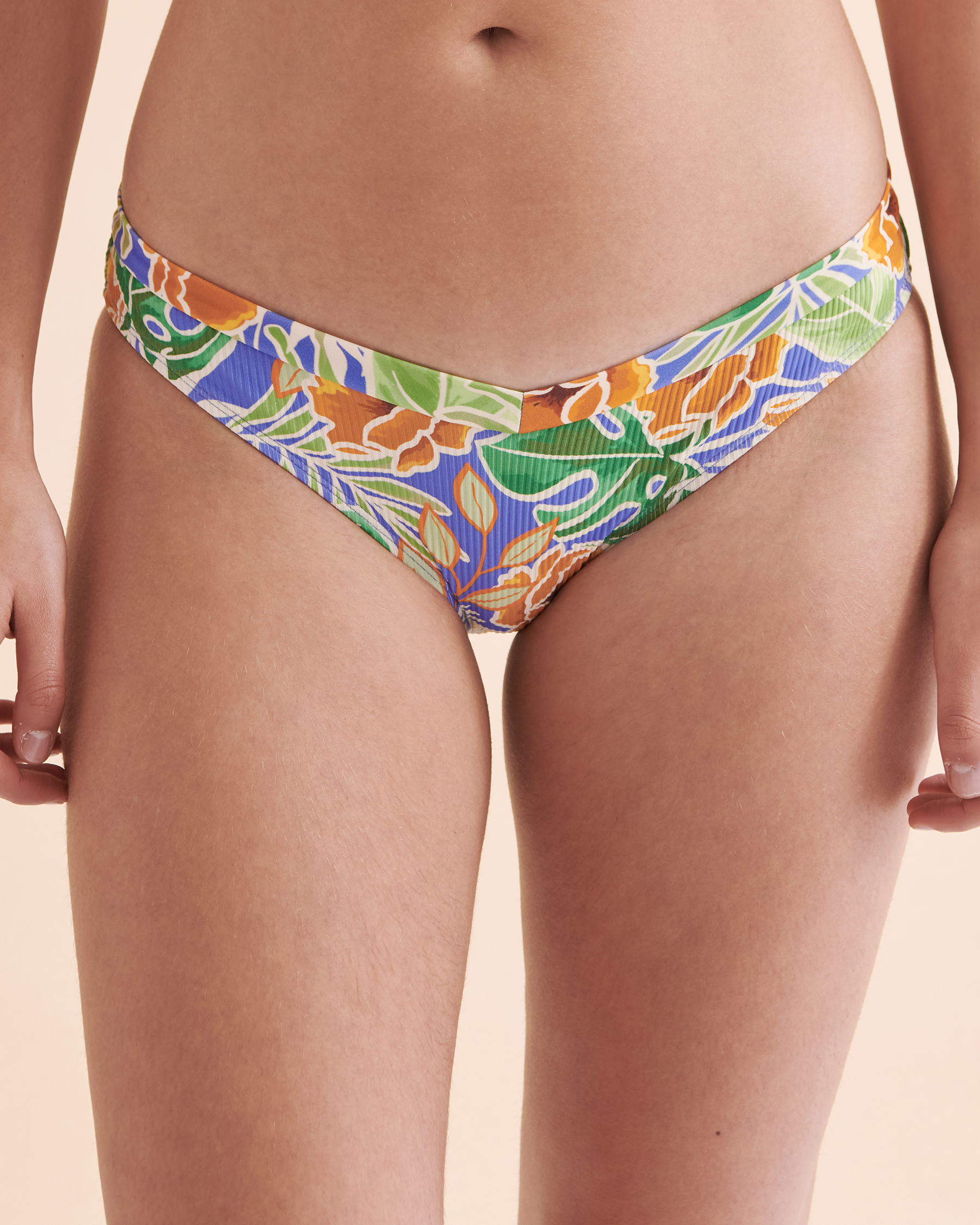 EIDON Seaboard V-Cut Bikini Bottom Tropical 35248337 - View1