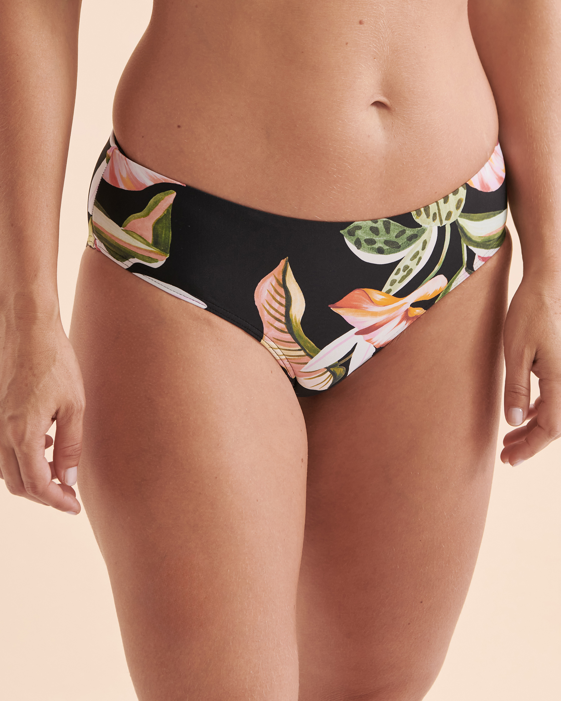 SEA LEVEL Sundown Bikini Bottom Black Tropical SL4015SD - View1