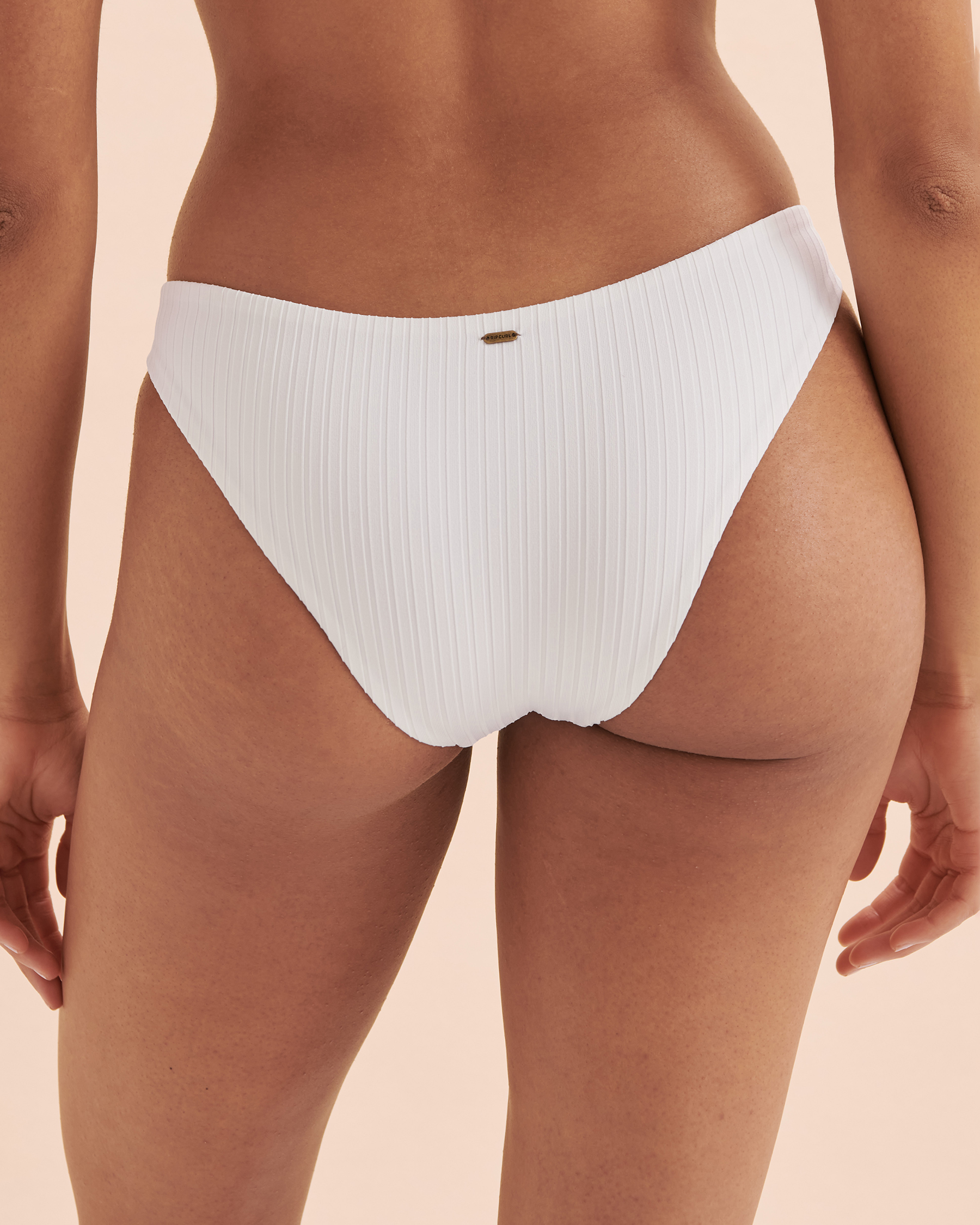 RIP CURL Eco Premium Surf Cheeky Bikini Bottom White 0AQWSW - View1