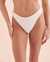 RIP CURL Santorini Terry High Leg Brazilian Bikini Bottom Seashell 0GMWSW - View1