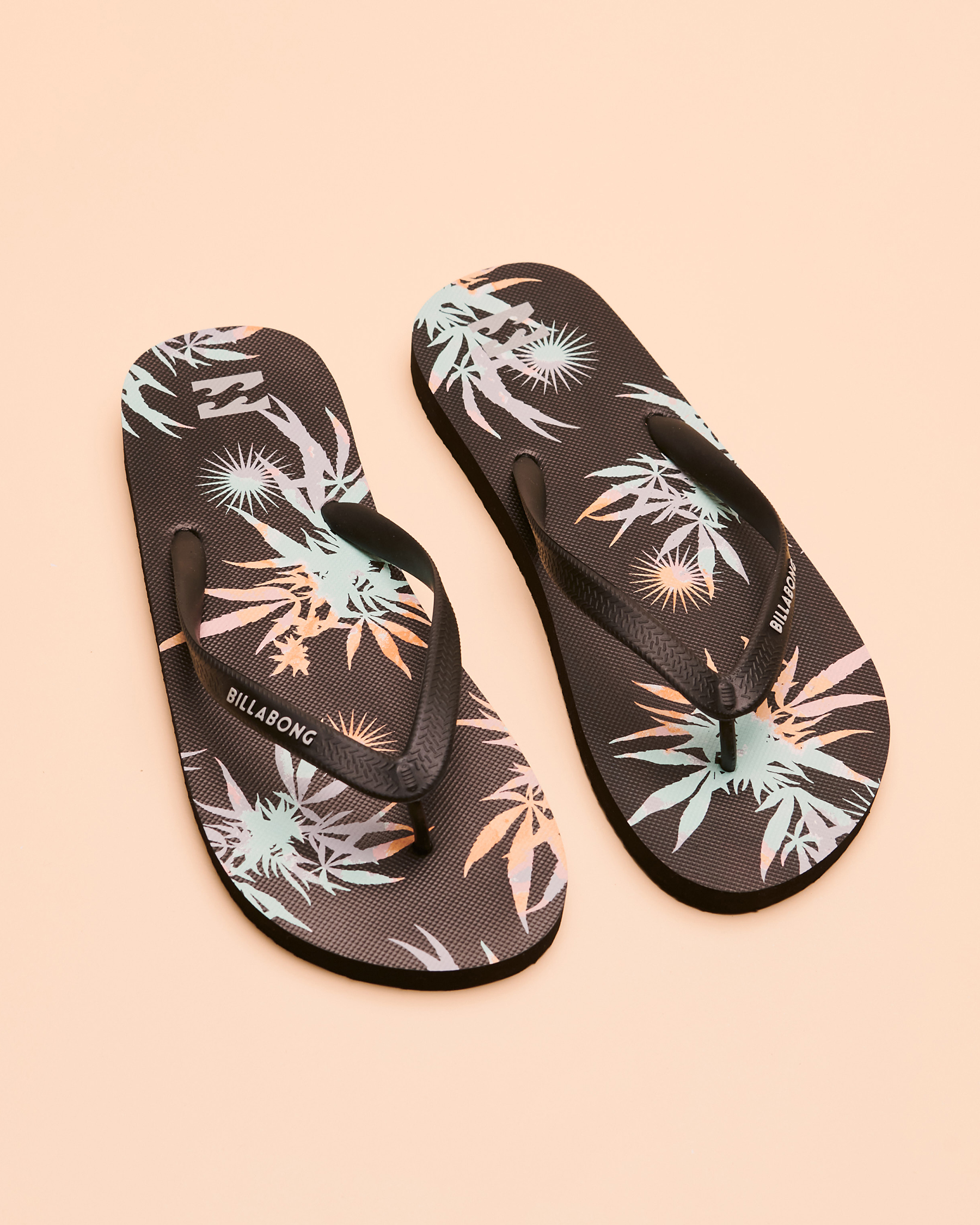 BILLABONG TIDES Sandals Black leafs ABYL100024 - View1