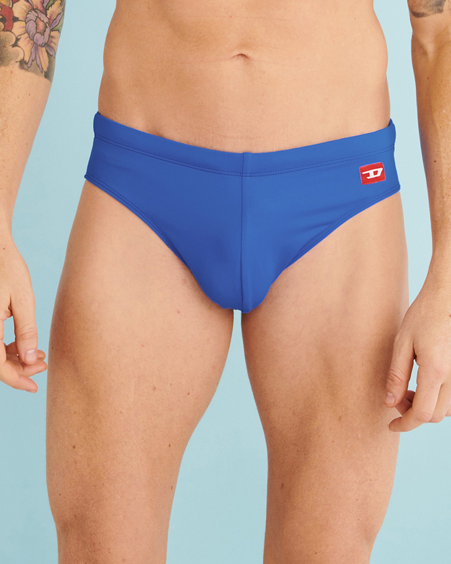 DIESEL Boxer Swimsuit Blue 00SMNQ0JEAX - View1