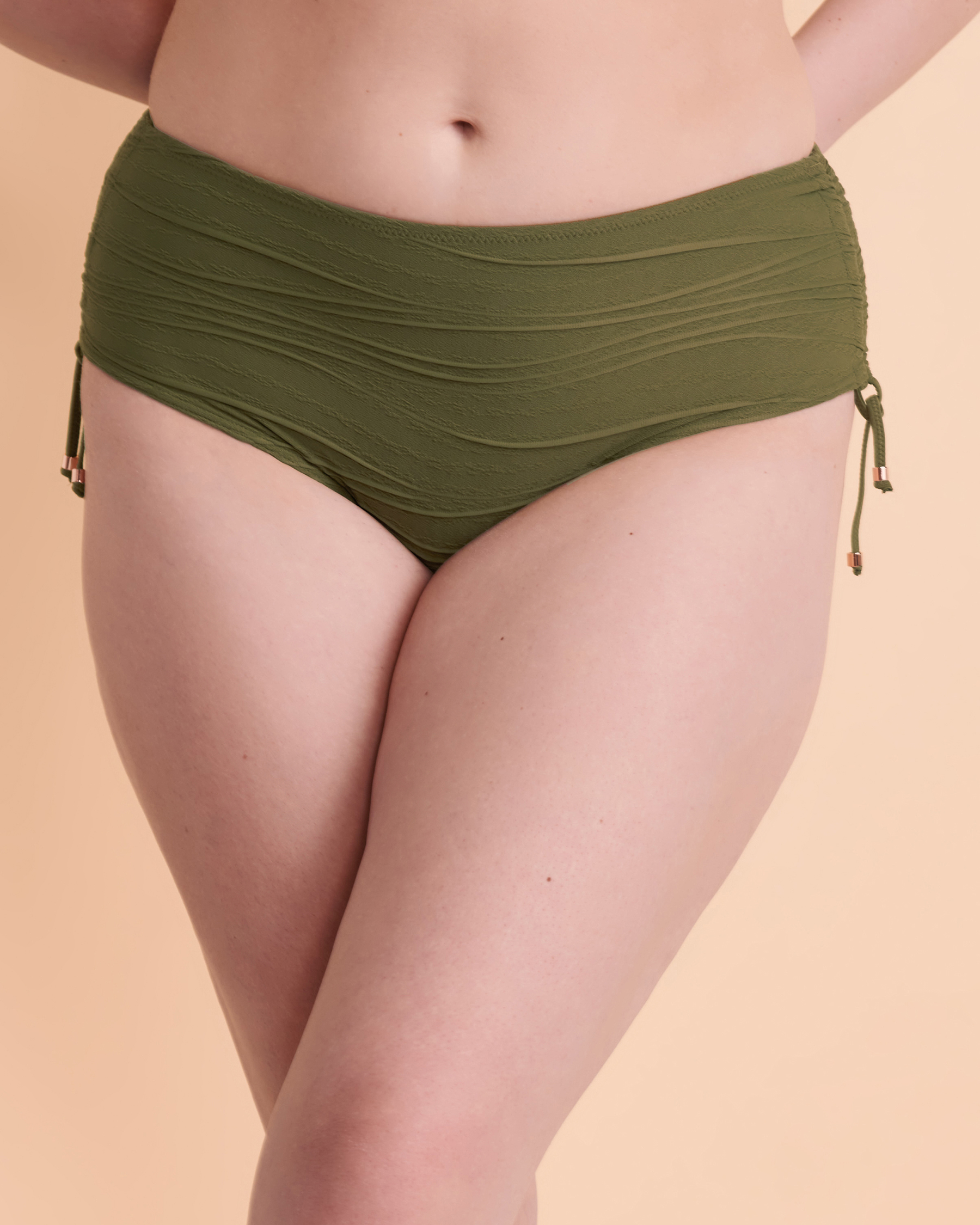 FANTASIE Bas de bikini côtés ajustables BEACH WAVES Olive FS502274 - View1