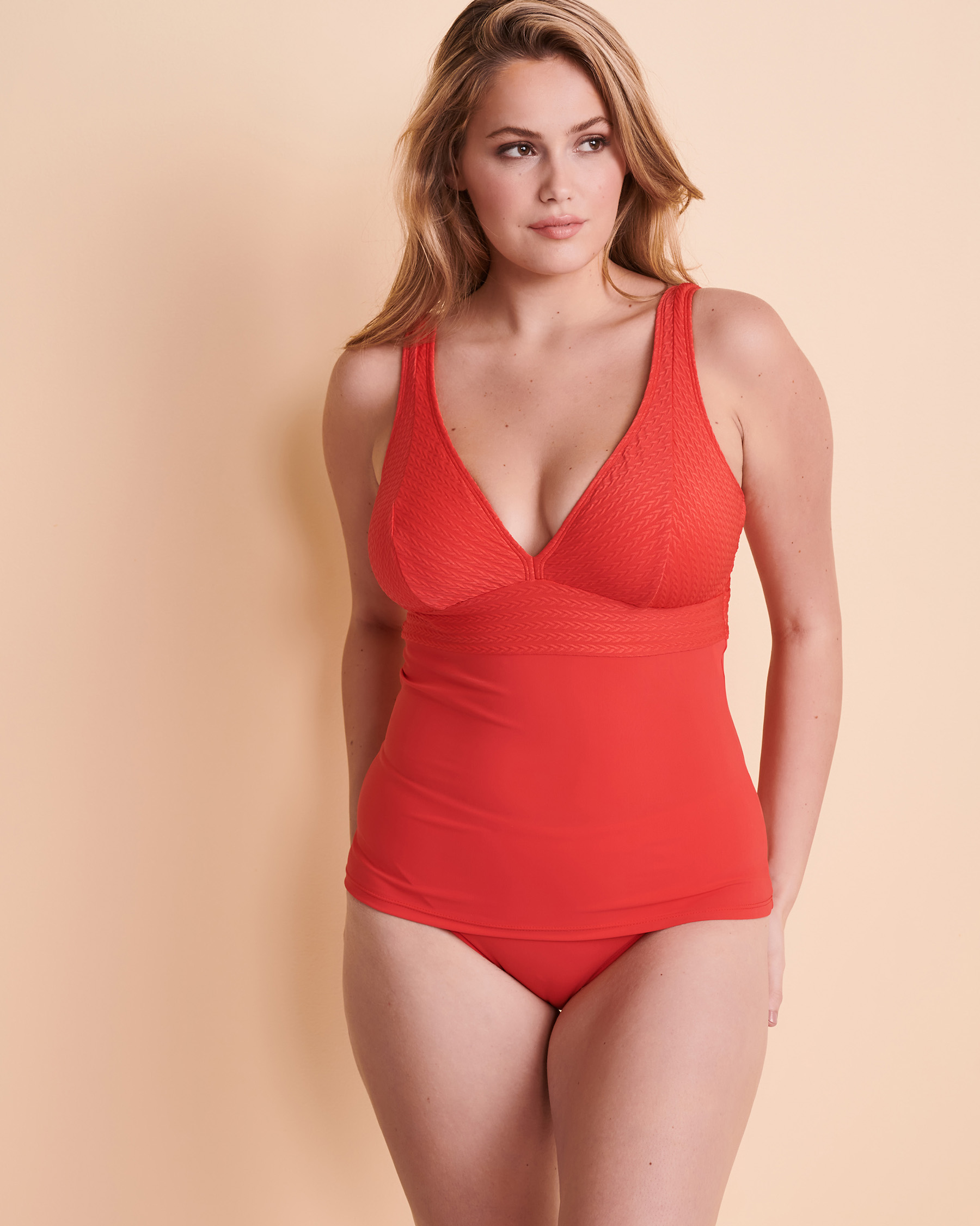 CHRISTINA ESSENTIALS D Cup Tankini Top Red-orange 30NF5082D - View1