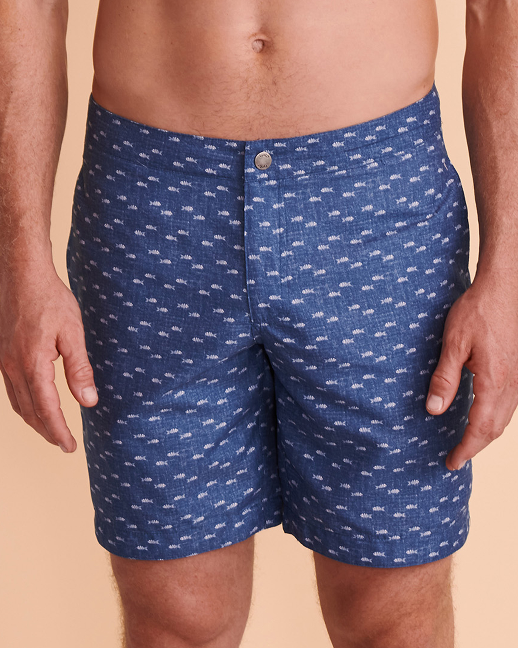 BOTO ARUBA DENIM FISH Swim Trunk Fish 414117 - View1