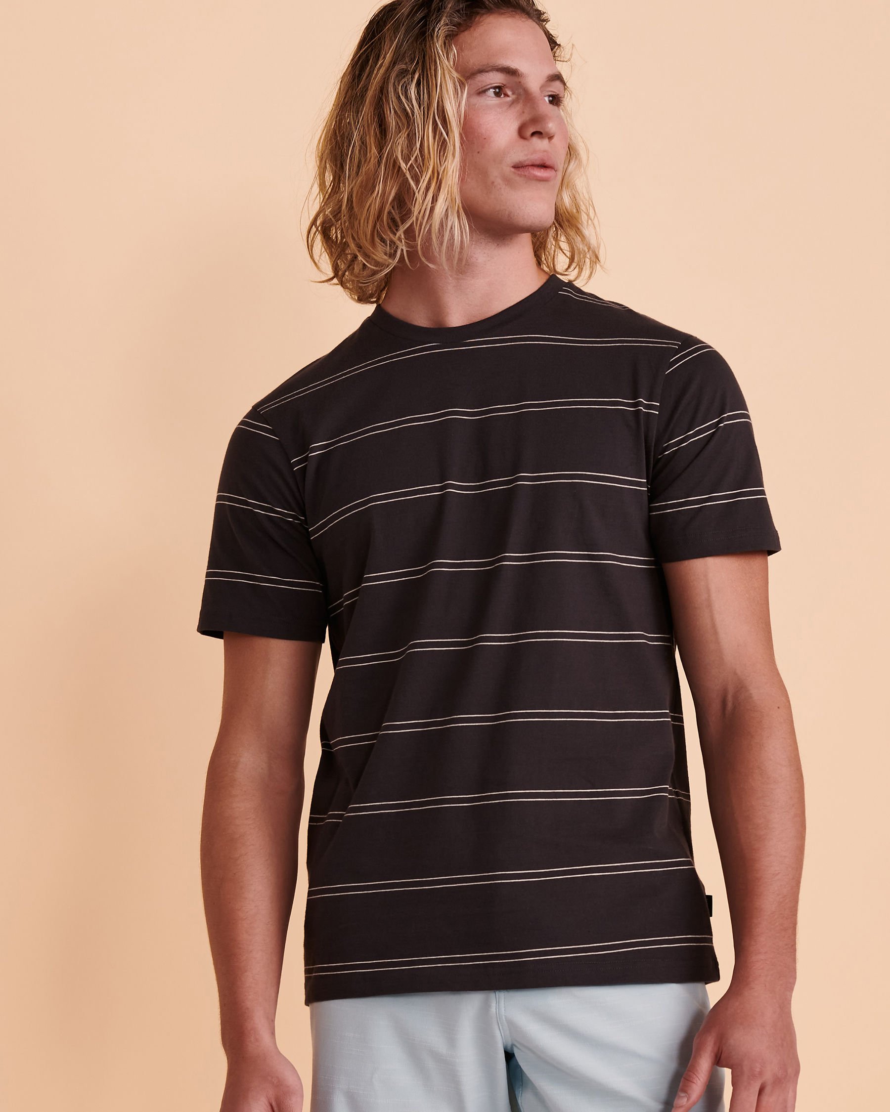 RIP CURL Chandail manches courtes PLAIN STRIPE Rayures CTEMB9 - View1